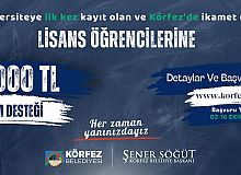 Körfez’de ‘eğitim desteği’ başvuruları başladı