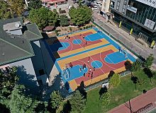 188 okula basket ve voleybol sahası