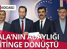 ADNAN PALA’NIN ADAYLIK AÇIKLAMASI MİTİNGE DÖNÜŞTÜ