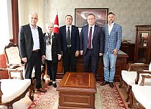 Başkan Sertif Gökçe’den, Kaymakam Demirelli’ye Ziyaret