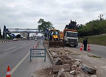 KOCAELİ BÜYÜKŞEHİR, KİRAZLIYALI'DA DURAK CEBİ İNŞA EDİYOR