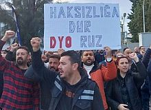 DYO BOYA FABRİKASINDA, 600 İŞÇİ GREVE ÇIKTI