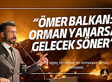 Orman yanarsa gelecek söner