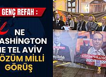 Genç refahtan anlamlı pankart