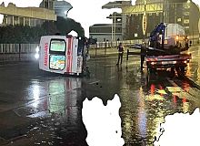 İzmit’te, Ambulans Kazası: 6 Yaralı