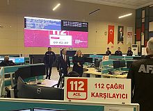 Vali İlhami Aktaş’tan 112 Acil Çağrı Merkezine Ziyaret