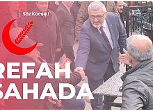 YENİDEN REFAH SAHAYA İNDİ
