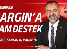 BAŞKAN SARGIN’A TAM DESTEK