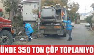 İZMİT’TE GÜNDE 350 TON ÇÖP TOPLANIYOR