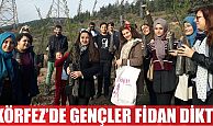 Körfez gençler fidan dikti