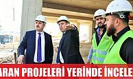 Başkan, projeleri yerinde inceledi