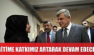 “Eğitime katkımız artarak devam edecek”