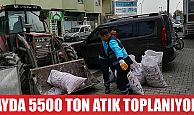 İZMİT’TE AYDA 5500 TON ATIK TOPLANIYOR