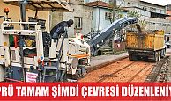 Köprü tamam şimdi çevresi düzenleniyor