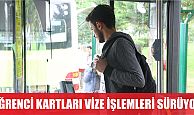 Öğrenci kartları vize işlemleri devam ediyor