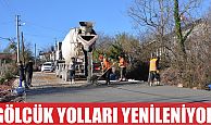 Gölcük yolları yenileniyor