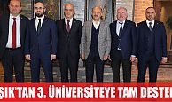 Işık’tan üçüncü üniversiteye tam destek