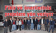 Fikir ve önerileriniz  projelere yön veriyor