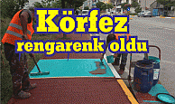 Körfez rengarenk oldu