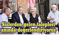 Sizlerden gelen talepleri  anında değerlendiriyoruz