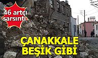 Çanakkale'de deprem sonrası 46 artçı sarsıntı meydana geldi