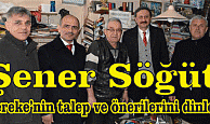 Şener Söğüt, Hereke’nin talep ve önerilerini dinledi