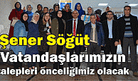 Şener Söğüt, Vatandaşlarımızın talepleri önceliğimiz olacak”