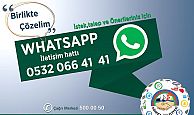 Körfez’de whatsapp hattı devrede