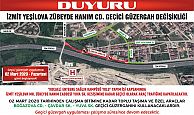 Kocaeli Şehir Hastanesi yolu için geçici güzergah oluşturuldu