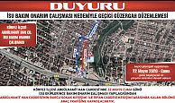 Körfez ilçesinde geçici güzergah uygulaması