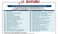 Büyükşehir hafta sonu 55 hatta hizmet verecek