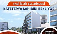 Vadi İzmit’te kafeterya için  başvurular 17’sinde bitiyor