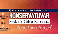 Konservatuvar Elektrik Gitar Bölümü öğrencilerinden yıl sonu konseri