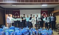 500 kilogram kapak ve plastik topladılar