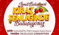 İzmitliler yarın Kiraz Şenliğinde buluşuyor