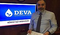 DEVA PARTİSİ KÖRFEZ İLÇE BAŞKANI ORHAN BOZKURT: