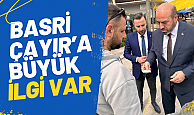 Basri Çayır’a büyük ilgi