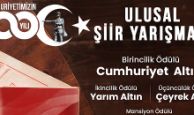 İzmit Belediyesi, Cumhuriyetimizin 100’üncü yılında  Ulusal Şiir Yarışması düzenliyor