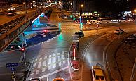 Tramvay hattı, kavşaklarında sinyalize çalışması