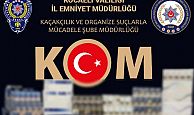 Kocaeli Kaçakçılık ve Organize Suçlarla Mücadele Müdürlüğünden operasyon