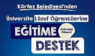 Körfez Belediyesi’nden Üniversite Gençlerine Eğitim Desteği