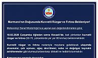 Kocaeli’de Kuvvetli Rüzgar ve Fırtına Uyarısı