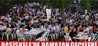 Başiskele sahilinde Ramazan gecesi