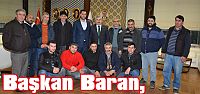  Başkan Baran, Pazarcıları Ağırladı