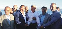 Başkan Karaosmanoğlu,  Ereğli’de balıkçıların ilk mezatına eşlik etti