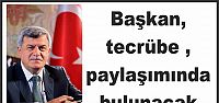 Başkan, tecrübe paylaşımında bulunacak