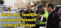  Belde A.Ş  İzmit’te parkomat hizmeti vermeye başlıyor