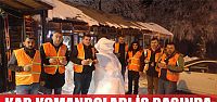  Büyükşehir’in kar komandoları iş başında