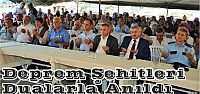  Deprem Şehitleri Dualarla Anıldı