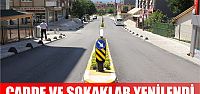 Derince'de cadde ve sokaklar yenileniyor